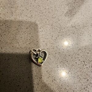 James Avery Remembrance Heart Birthstone Charm